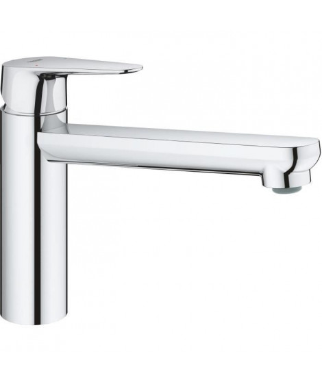 GROHE Robinet évier de cuisine Start curve, mousseur économique d'eau, sans tirette de vidage, bonde de vidage incluses, 3171…