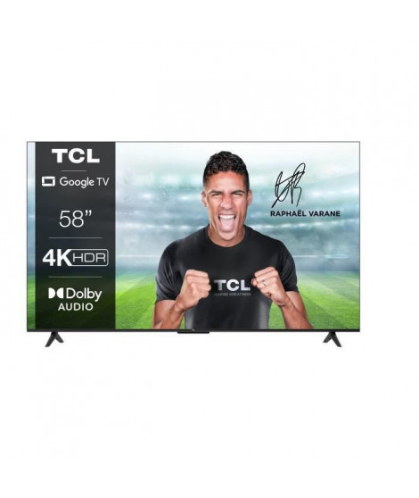 TCL 58P631 - TV LED UHD 4K - 58 (147 cm) - HDR (HDR10, HDR HLG) - Google TV - 3 X HDMI 2.1