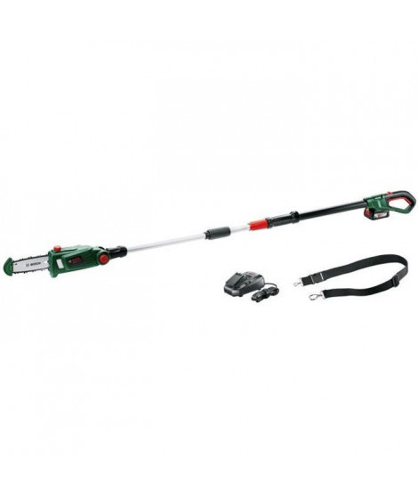 Elagueuse sur perche sans fil Bosch - UniversalChainPole 18 (Livré avec 1 batterie 18V-2,5Ah, coupe : 15cm)