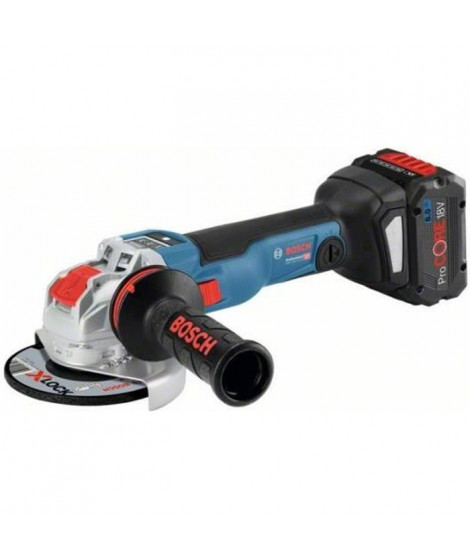 Meuleuse BOSCH PROFESSIONAL GWX 18V-10 SC + 2 batteries 8,0Ah + GAL 1880 + L-BOXX