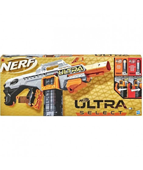 NERF Ultra Select - tire de 2 façons - inclut chargeurs et fléchettes - fléchettes NERF - jeu de tir