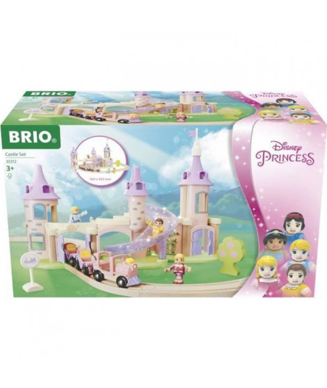 DISNEY Brio Circuit Château Princesses - Coffret 18 pieces - Circuit de train en bois - Ravensburger - Des 3 ans - 33312