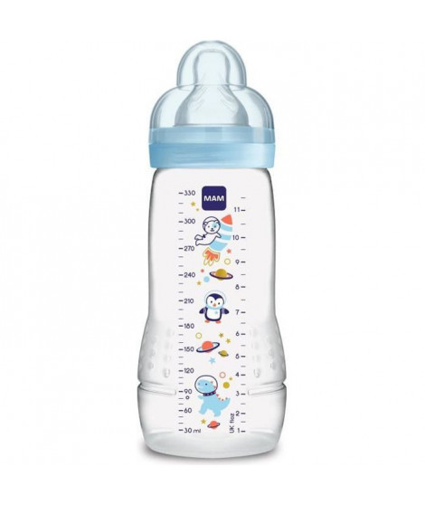 MAM Easy Active 2eme Âge Biberon +6m Dragon Bleu 330ml