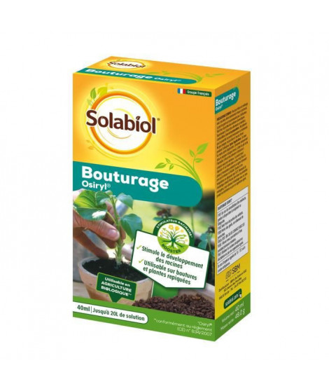 SOLABIOL SOBOUTU40 Bouturage Osiryl 40mL, Stimulateur racinaire