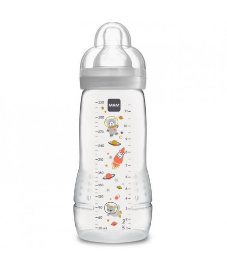 MAM Easy Active 2eme Âge Biberon +6m Éléphant Ivoire 330ml