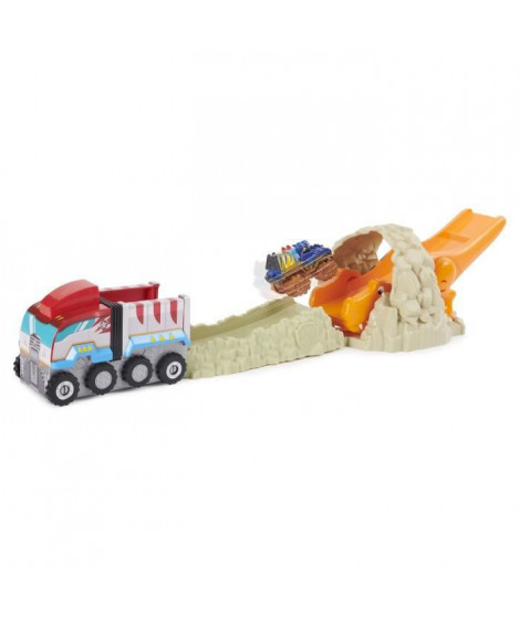 LA PAT' PATROUILLE - Camion Dino Patroller T-Rex Pat Patrouille - 6059297 - Avec véhicule True Metal  de Chase