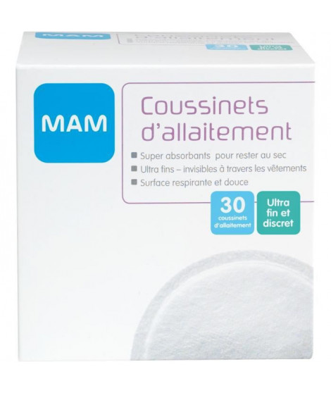 MAM Allaitement Coussinet d'Allaitement 30 unités