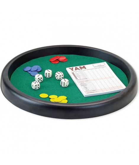 JEUJURA - 8154 - PISTE DE DES - YAM - 421 - DIAMETRE 31 CM