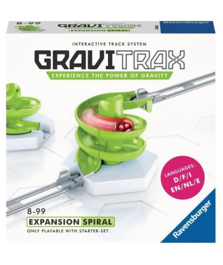 GraviTrax Bloc d'action Spirale - Jeu de construction STEM - Circuit de billes créatif - Ravensburger- des 8 ans
