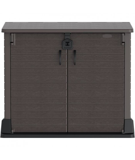 Armoire de rangement ou Cache Poubelle pour 2 poubelles StoreAway DURAMAX - 850 L - Marron