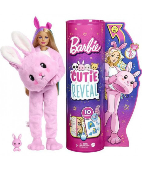 Barbie - Barbie Cutie Reveal Lapin - Poupée - 3 ans et +