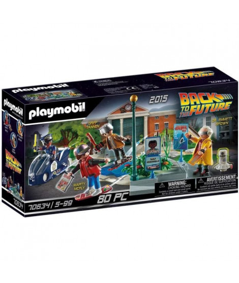 PLAYMOBIL - 70634 -  Retour vers le Futur - Course d'Hoverboard