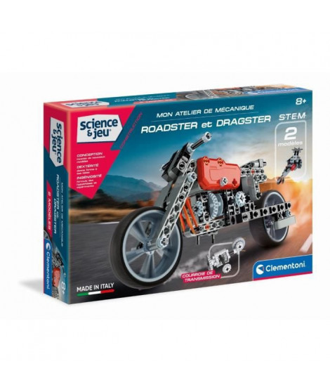 Clementoni - Science & Jeu - Roadster & Dragster