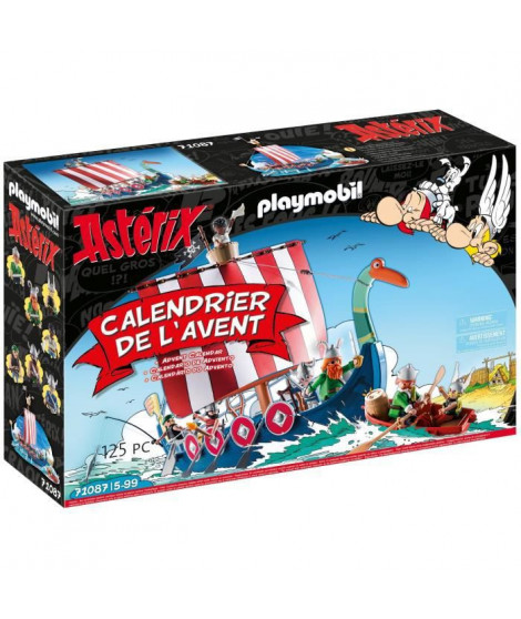 PLAYMOBIL - 71087 - Calendrier de l'Avent Astérix et les Pirates