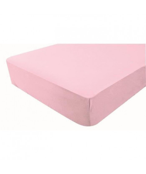 DOMIVA Drap-housse imperméable - Rose - 60x120 cm