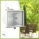 BRILLIANT - TANKO Applique extérieure - coloris blanc - métal/verre R7s 1x400W