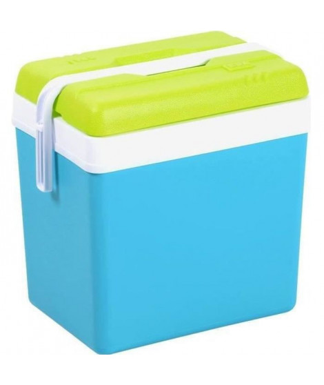 EDA PLASTIQUE Glaciere Promotion - Conservation au frais 11H - Bleu turquoise et vert anis - 24 L