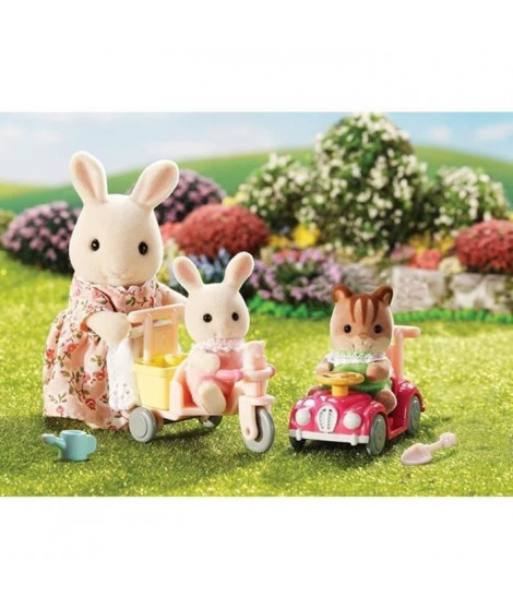 SYLVANIAN FAMILIES - 5040 - Le tricycle et mini voiture bébés - Le village