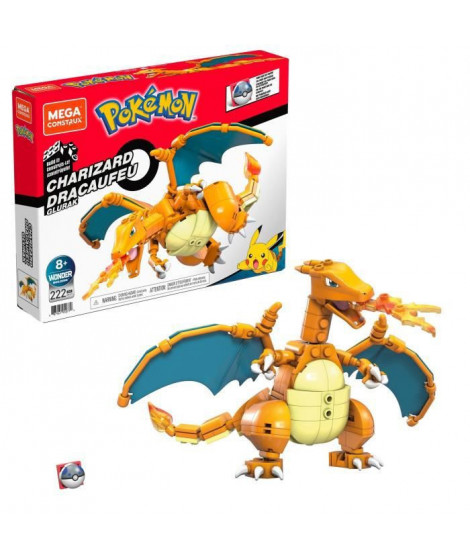 Mega Construx - Pokemon Dracaufeu a construire - Briques de construction - Des 8 ans