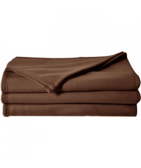 POLECO couverture polaire CHOCOLAT 220