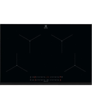 Table de cuisson Induction ELECTROLUX SenseBoil - 4 foyers - L78 x P52cm - 7350 W - Noir - EIS824