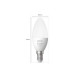 PHILIPS Hue White - Ampoule LED connectée flamme E14 - 5,5W - Compatible Bluetooth