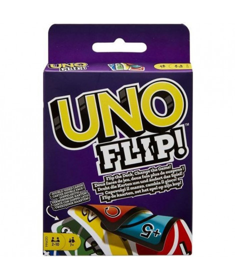 Mattel Games - Uno Flip - Jeu de Cartes Famille - Des 7 ans