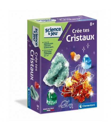 Clementoni - Science & Jeu - Crée tes cristaux