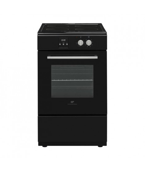 Cuisiniere induction CONTINENTAL EDISON CECI3FCB - 4 feux - L50XH85XP60cm - Noir