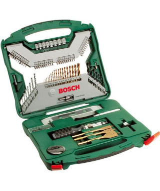 Set mixte perçage - vissage Bosch - Coffret X-Line Titane de forets et d'embouts de vissage, 100 pieces