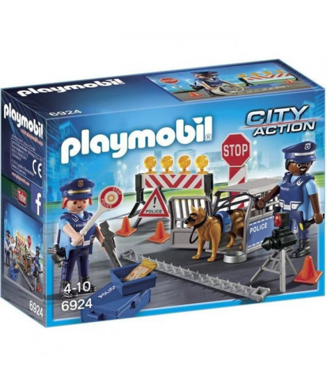 PLAYMOBIL - 6924 - City Action - Barrage de Police