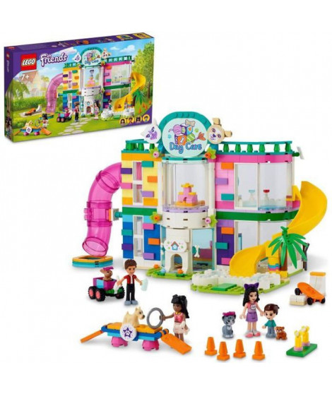 LEGO 41718 Friends La Garderie Des Animaux, Heartlake City, Jouet 7 Ans et Plus, Avec Figurines et 3 Mini-Poupées
