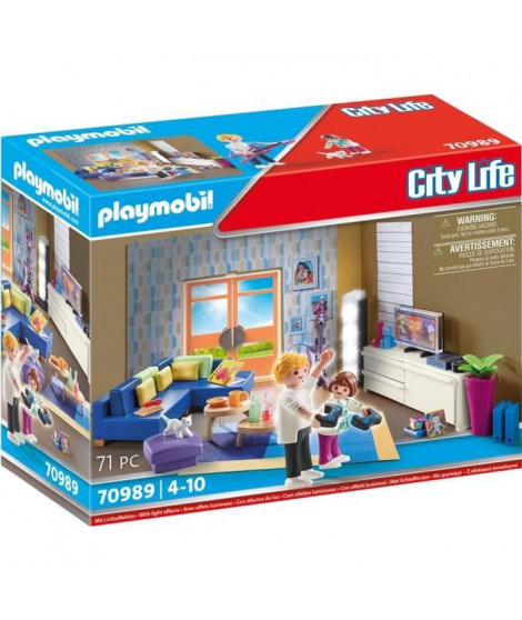 PLAYMOBIL - 70989 - City Life - La Maison Moderne - Salon Aménagé