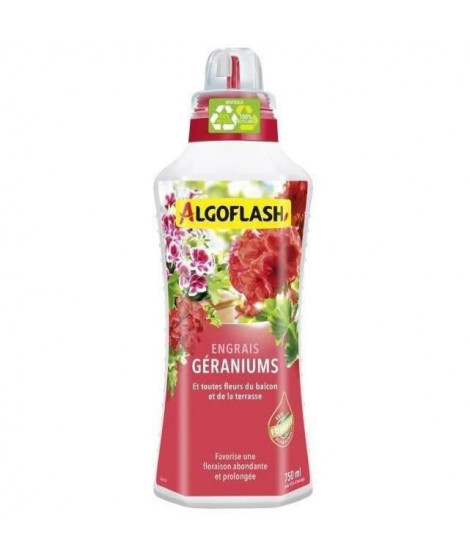 Engrais Géraniums et Toutes Fleurs de Balcon 750 mL