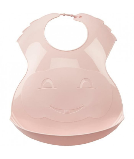 THERMOBABY Bavoir semi-rigide - Rose poudré