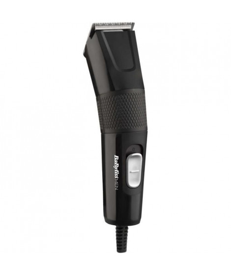 BABYLISS E756E - Tondeuse a cheveux filaire Corded Power - Lames XL 45mm - 9 hauteurs de coupe - Nettoyage rapide - Noir