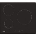 Plaque de cuisson vitrocéramique -CANDY - 3 foyers - L 60 cm - CH63CT -Noir