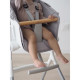 BEABA Chaise haute bébé Up&Down Gris/Blanc