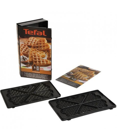 TEFAL Lot de 2 Plaques Gaufrettes Coeur - Snack Collection - XA800612