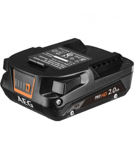 AEG - Batterie Pro lithium 18 Volts 2 -0 Ah - technologie HIGH DEMAND. - L1820SHD