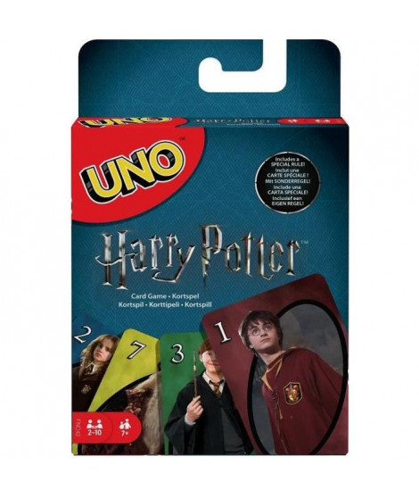 UNO Harry Potter Jeu de cartes - 2 a 10 joueurs - 7 ans et +