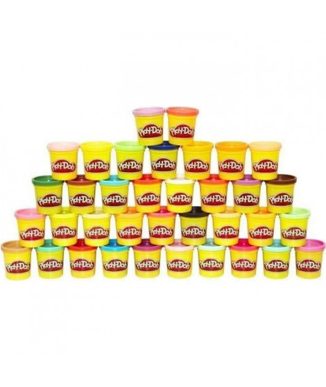 PLAY-DOH - 36 Pots de Pâte a modeler - Couleurs Multiples - 85 g Chacun