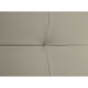 Tete de lit HERA - Simili Taupe - Pour couchage 140 et 160 - 165 x 120 cm