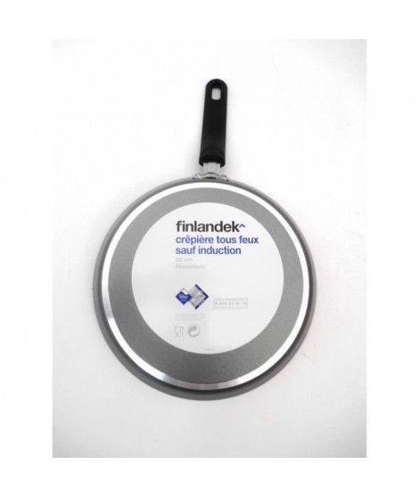 FINLANDEK Crepiere 25 cm en aluminium