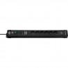 Brennenstuhl Multiprise Premium-Line avec parasurtenseur 60 000A et prises-chargeur USB 6 prises de courant 3m H05VV-F 3G1,5