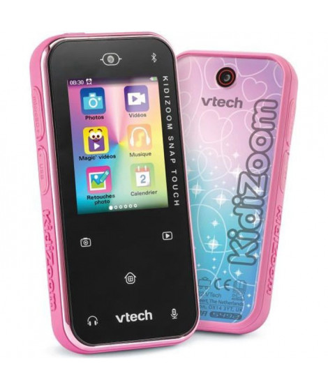 VTECH - Kidizoom Snap Touch Rose - Appareil Photo Enfant