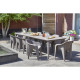 Table de jardin - rectangulaire 320 cm - cappuccino - en résine - 8 a 12 personnes - Lima - Allibert by KETER