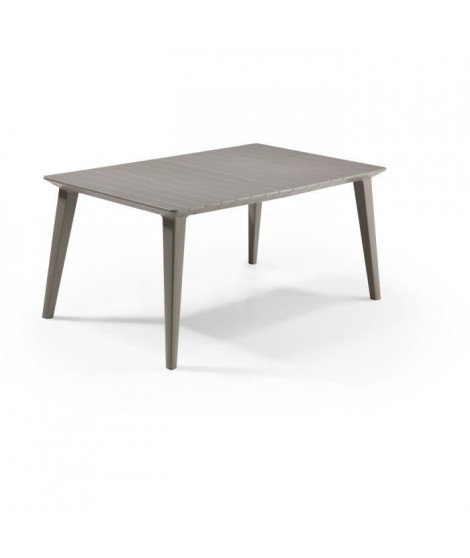 Table 240cm Cappucino - ALLIBERT BY KETER - 6 a 8 personnes avec allonge - LIMA