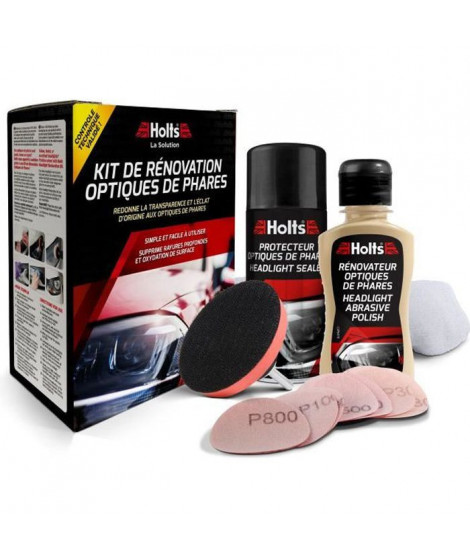 Kit Rénovateur d'optique de phare - HOLTS