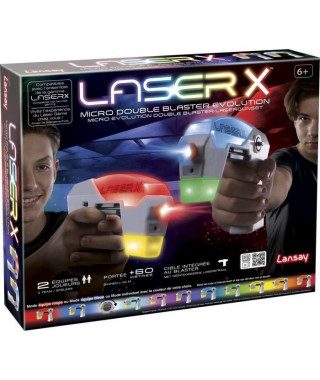 Laser X - Micro Double Blaster Evolution - Jeu de Tir - Laser Game - Des 6 ans